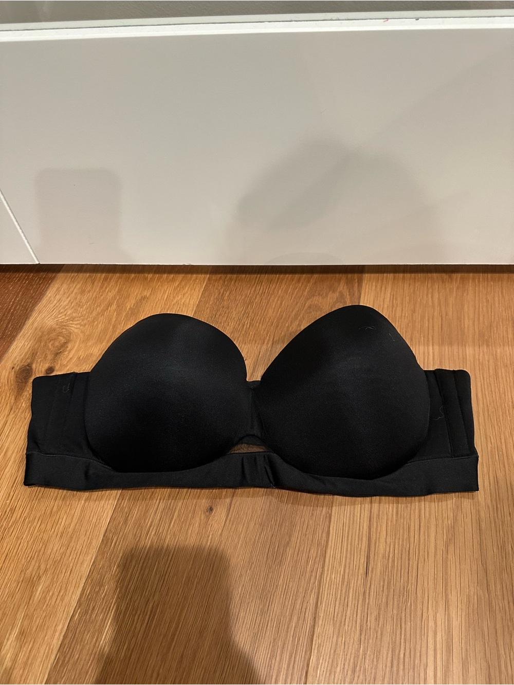 42B Cacique Black Comfort Bliss Strapless Bra